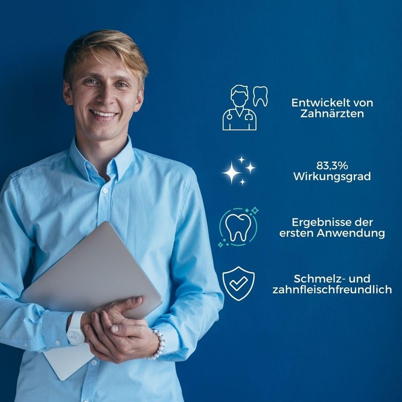 Professional Sensitive Teeth Whitening Strips - 28 Strips without Peroxide