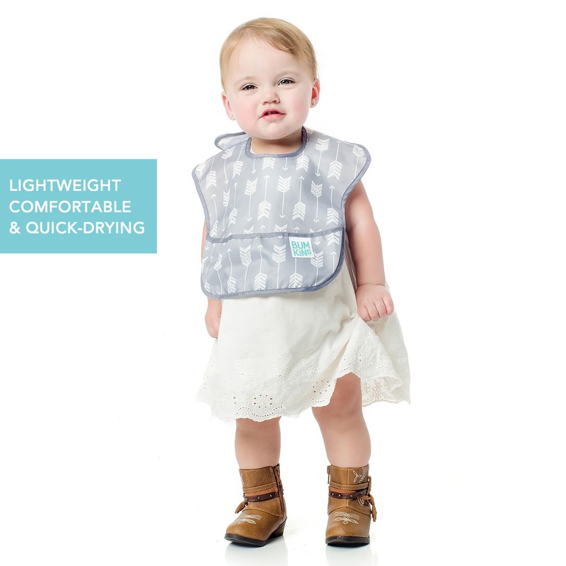 Bumkins Bibs for Girl or Boy, SuperBib Baby and Toddler