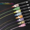 OfficeTree 8 x Metallic Chalk Markers - 1 mm to
