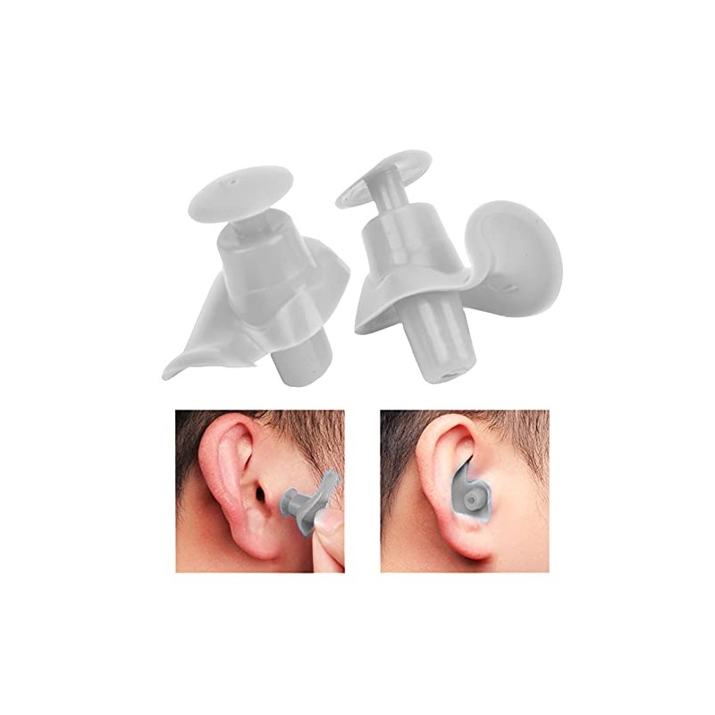 AYNEFY Tapones Impermeables para los Oídos, Orejeras Impermeables, Tapones para