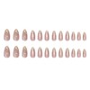 Almond Press on Nails Cat's Eye Fake Nails Medium False