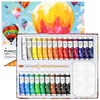 Marco Acrylic Paints, 24 Colors, Brush Palette Included, Acrylic Gouache,