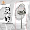 THREE ARCHERS Archery Target Pins 304 Stainless Steel –Universal Fit
