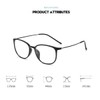 DEPEYE Myopia Glasses Oversize Frame Retro Nearsighted Glasses Strength ShortSighted