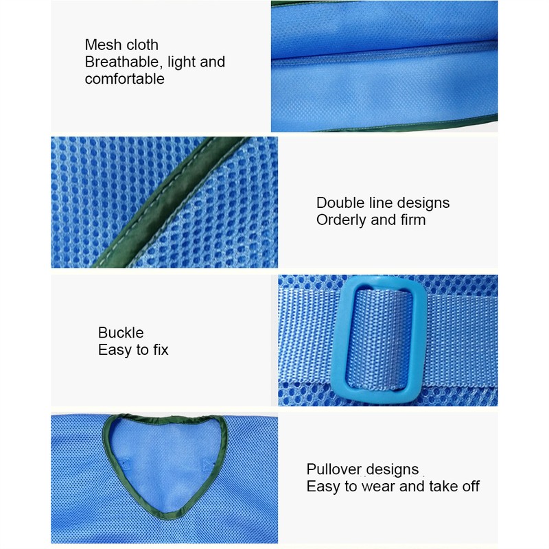 Wheelchair Restraint Vest Breathable Adjustable Anti Falling Waistcoat for Health