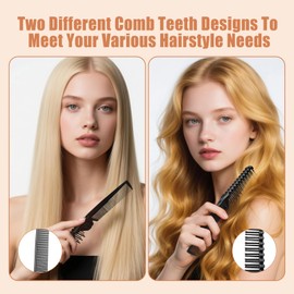 HOIQIRY Black Hair Brush and Comb Sets Bulk - Pack of 30,Individually Wrapped Travel Size Disposable Hair Combs Hair Brushes Bulk for Women,Men,Homeless,Hotel,Nursing Home,Charity,Church