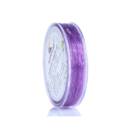 KONMAY 0.6mm Stretchy Bracelet String, 38 Yards Elastic Crystal String,Thin Elastic Beading Cord for Seed Beads, Pony Beads, Kandi Beads and Friendship Bracelet Making