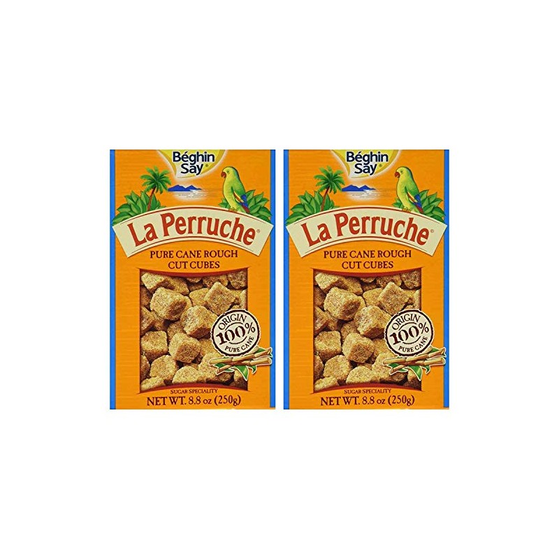 La Perruche Pure Cane Brown Sugar Cubes (250g/8.8oz box) |