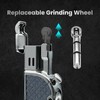 Butane Torch Lighter,Soft/Jet Dual Switchable Windproof Adjustable Flame,Refillable Grinding Wheel
