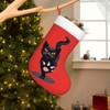 EHXEYC Black Cat Christmas Stockings Ornaments Candy Bags for Family