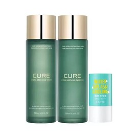 Kim Jeong-moon Aloe Jo Eun House + Cooling Sun Stick Jeju Edition 924610 Kim Jeong-moon Aloe Soothing Basic Set (Toner, Emulsion) + Cooling Sun Stick (Jeju Edition) / 조은하우스 + 쿨링선스틱제주에디션 924610 김정문알로에 수딩 기초 세트 (토너, 에멀전) + 쿨링선스틱(제주에디션)