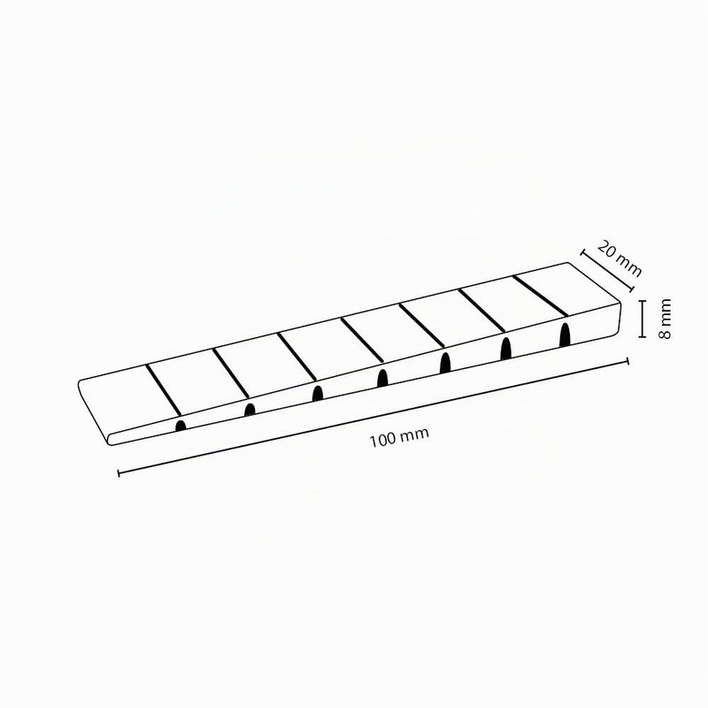 25 x Sossai Furniture Wedges MKB-100 | Wheel Chocks /