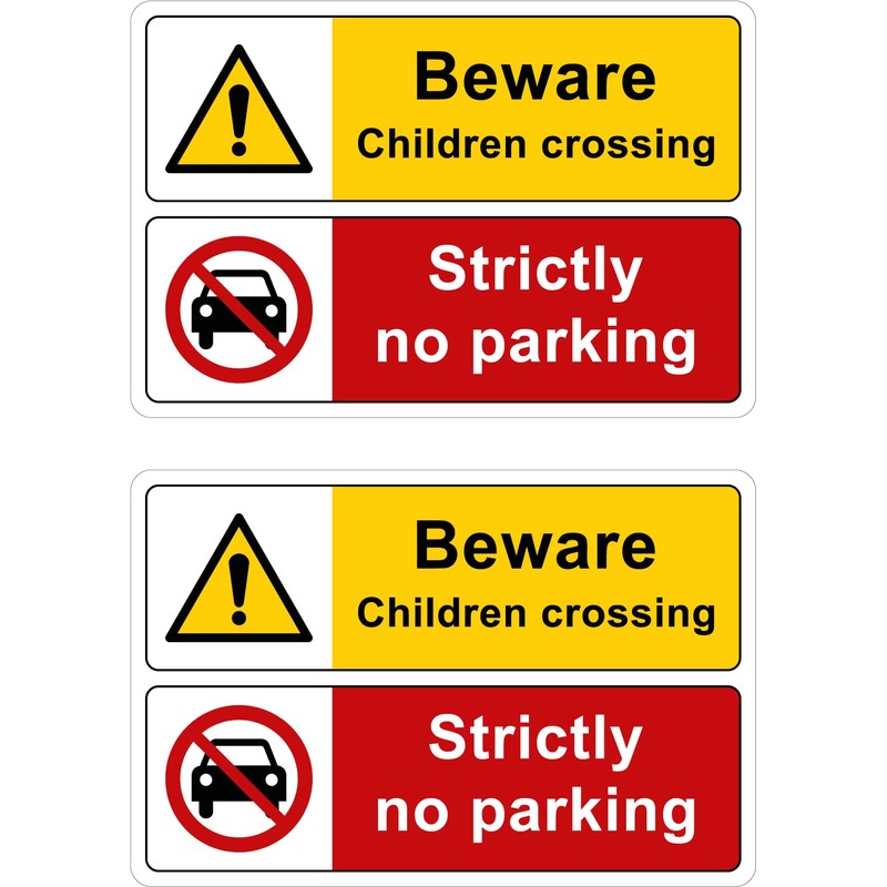The Signal Range Pack of 2 signs 300mm x 200mm