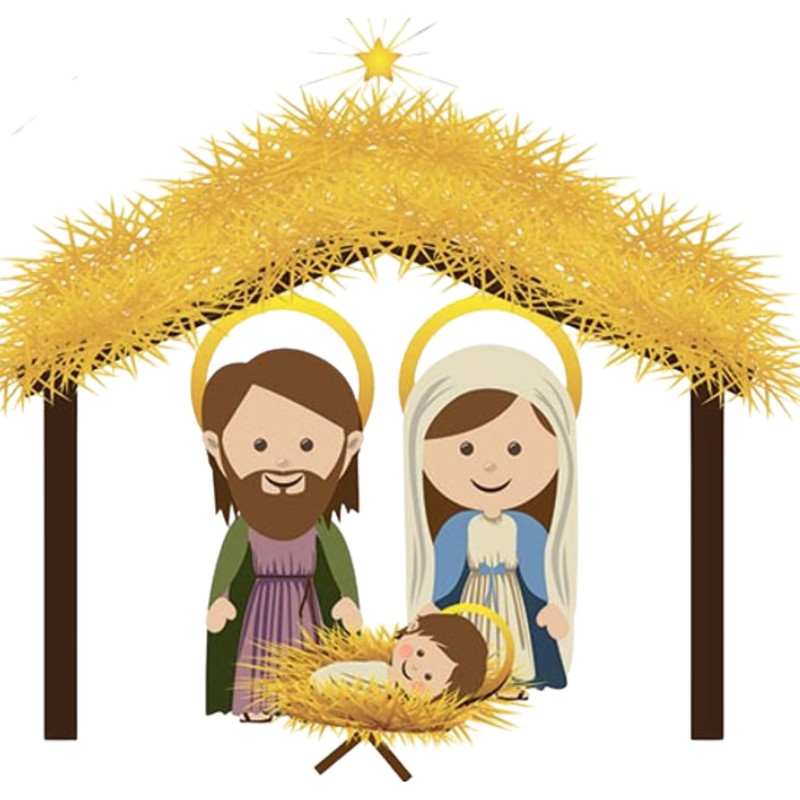 Nativity Window Cling Set, Decorative Figures and Characters, Christmas Activity