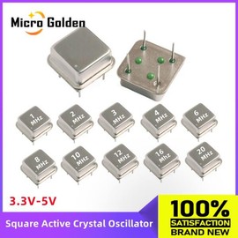 Square (5 개) Square Active Crystal OSC DIP-4PIN 1MHZ 20Mhz Half Size Clock [04 4MHZ] (5 pieces) Square Active Crystal OSC DIP-4PIN 1MHZ 20Mhz Half Size Clock [04 4MHZ]