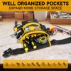 Tool Belt,Magnetic Tool Pouch,14-Pockets Tool Belts for Men,Detachable & Adjustable