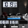Large Digital Wall Clock with Backlight 14.2 Inch Digital Alarm