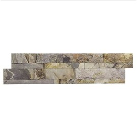 My Home Canvas Peel-and-Stick Tiles, Backsplash, 6 by 24 inches, 1 Pack, Approximately 1 Square Feet (6x24, Rustic Villa-1)
