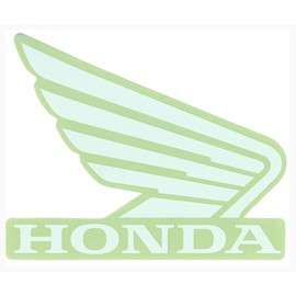 Toyo Mark HONDA Motorcycle Emblem Sticker White 78x64(mm) R-342