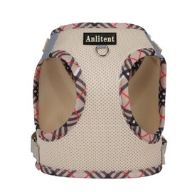 Anlitent Escape-Proof Puppy/Cat Kitten Harness AirTag Case with Key Ring (Secure Holder Protective Cover for Air Tag) for Extra Small Dogs, Kitty,Pet Vest Harnesses XS Cat Collar Airtag Holder