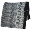 Cozzy Land Paisley Polka Dot Scarf-Black-33 inches wide x 88