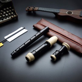 Recorder Instrument, Flute Instrument, Alto Recorder 8-Hole Soprano Recorder Scalphero Recorder Instrument for Children(Alto F, British B (Baroque))