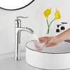 Chrome Bathroom Faucet GGStudy Waterfall Bathroom Faucet Single Handle One