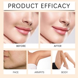 Lip Hair Removal Cream,Face Hair Remover for Women,Gentle Touch Upper Lip Hair Removal Cream,Painless And Effective Hair Remover,Facial Hair Removal Cr/eam,Soothing Depilatory Cream,Hair Remo/val Face