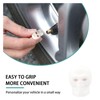 Dickno 5 PCS Skull Style Tire Valve Stem Caps with