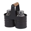 Oramics Set of 2 Pepper and Salt Shakers with Holder