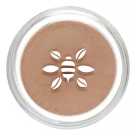 Honeybee Gardens PowderColors, Clean Mineral Eye Shadow in Chai, Matte Pale Creamy Brown, Versatile, Portable, & Skin-Friendly, 2g