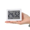 MAG TH-109WH-Z Thermometer/Hygrometer, Digital, White, Sky with Clock