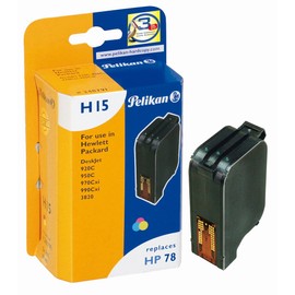 Pelikan H15 - Print cartridge ( replaces HP 78 ) - 1 x colour (cyan, magenta, yellow)