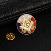 AMITER Masonic Laple Pins, Freemasons Square & Compass Tie Tacks