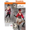 SIMPLICITY 1301 MISSES FANTASY VICTORIAN CIRCUS COSTUMES (SIZE 14-22) SEWING