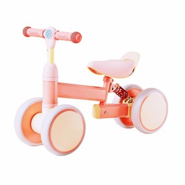 Balance Bike,Baby Balance Bike for 1-3 Year Old Boys Girls,4 Wheels Toddler First Bike,Pre-School Children Ride on Walker First Birthday Gifts (Pink)