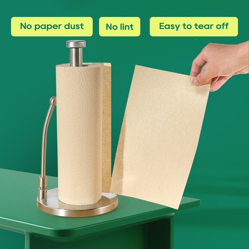 ECOlipak Paper Towels - 8 Rolls, 2 Ply 120 Sheets-