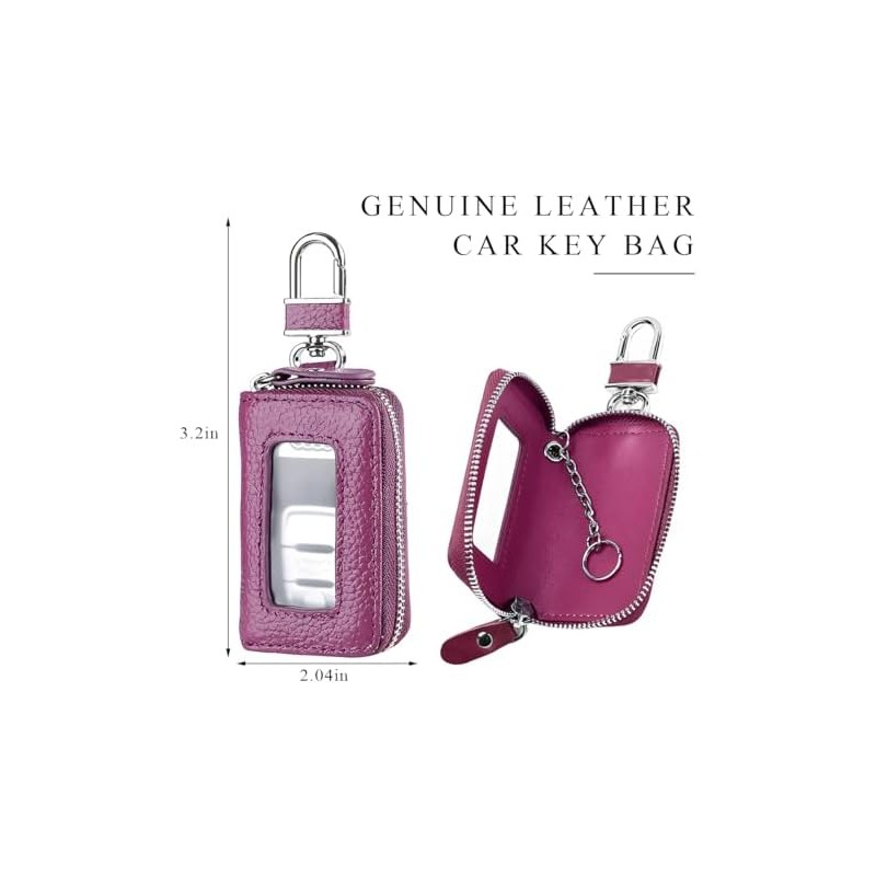 Funda para llave de coche, funda inteligente con gancho de