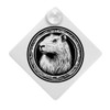 'Capybara in Circle Frame' Suction Cup Car Window Sign (CG00028577)