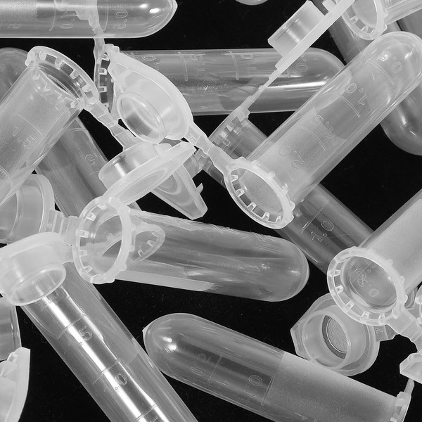 iplusmile Tubes, Polypropylene Graduated Microcentrifuge Tubes with, 2ML Tubes Conical