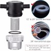 Dreyoo Water Pump Strainer, 3/8 Inch Hose Barb In-Line Strainer