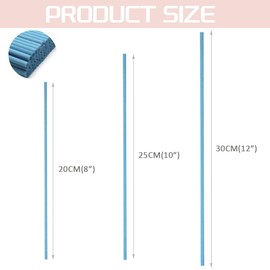 Posinda 100PCS Reed Diffuser Sticks, 8 Inch Rattan Fiber Sticks Essential Oil Aroma Diffuser Sticks,Long-Lasting Diffuser Replacement Sticks (Primary Color)