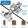 Cabinet Hinges, Pack of 2 Pot Hinges, Soft Close Hinge