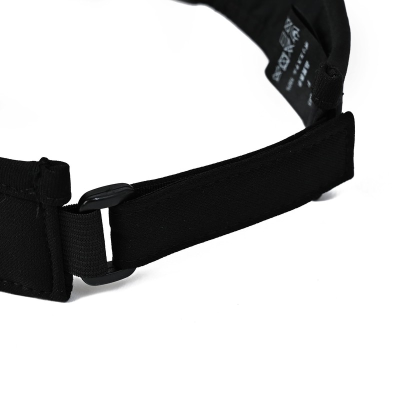 Delsol 7845 Sun Visor, White, Black, One Size Fits Most,