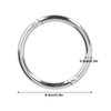 2PCS Carbon Steel Bull Cattle Cow Nose Ring Farm Animal