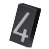 Solar House Number Solar Powered 1000mAh Rechargeable LED Illuminated Address