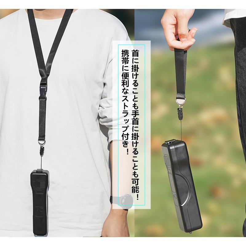 SHEAWA DJI Osmo Pocket 3 Case + Neck Strap Storage