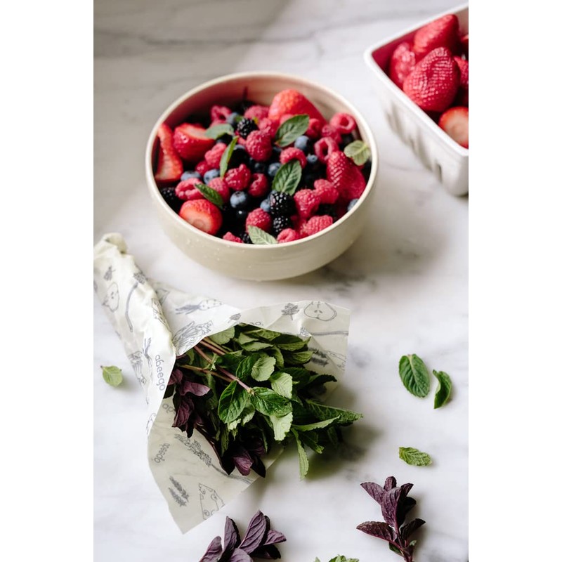 abeego Beeswax Wrap Set, Medium, Set of 3