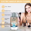 Limpiador De Brochas De Maquillaje, Limpiador Automático De Brochas De