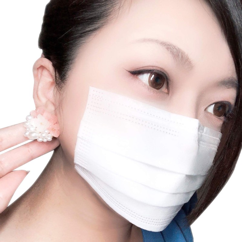 [あんしんや] 貼るマスク ひもなしで耳が痛くならない 男女兼用 貼りなおしOK PFE99％以上【5枚入】